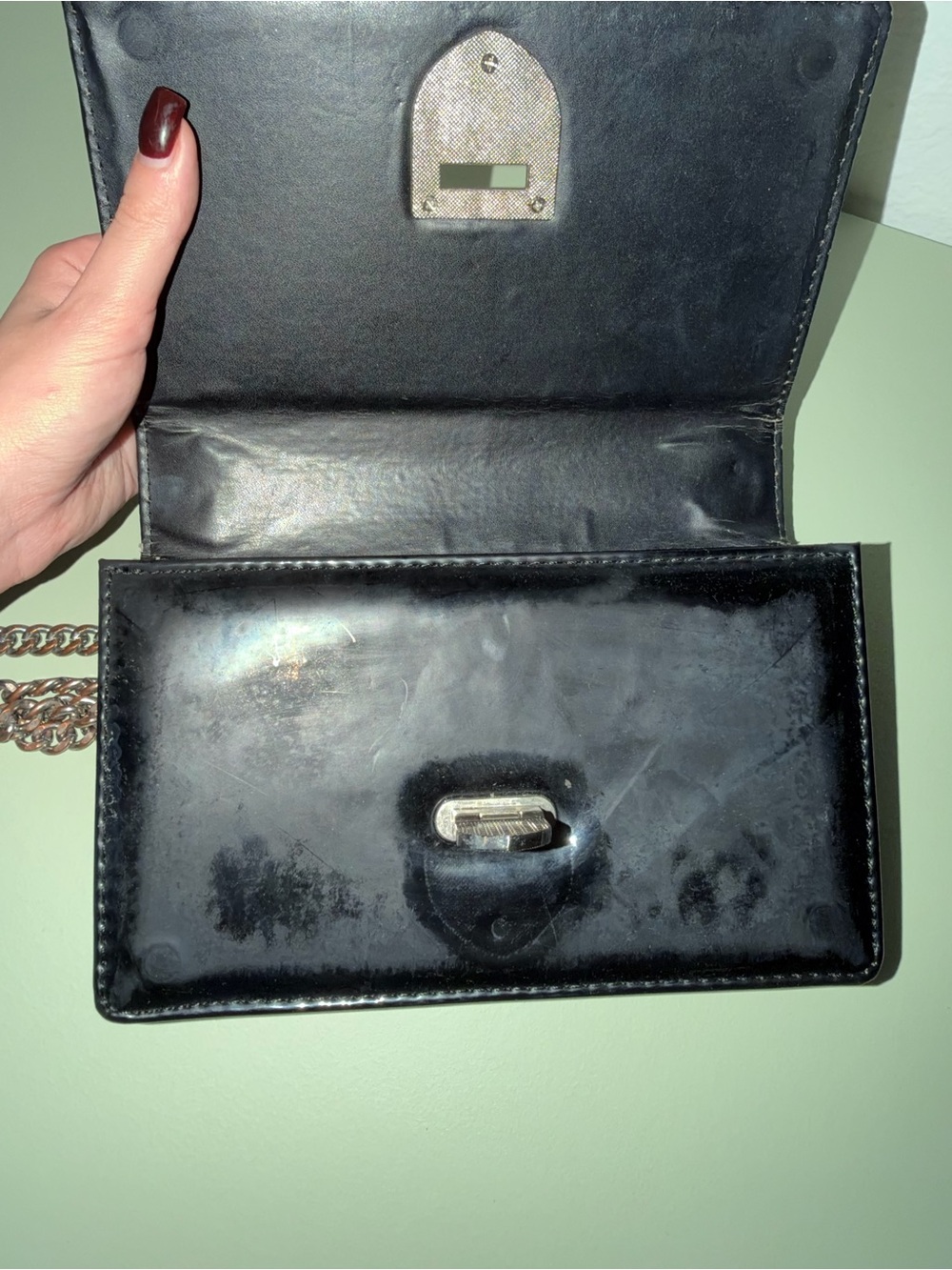 Silver Rhinestone Bag - Picture 6 of 6